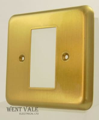 MK Albany Plus - K391 SAB - One Module Data/Telecom Frontplate New