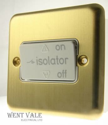 MK Albany Plus - K4860 SAB  - 10a Three Pole Isolator Switch New