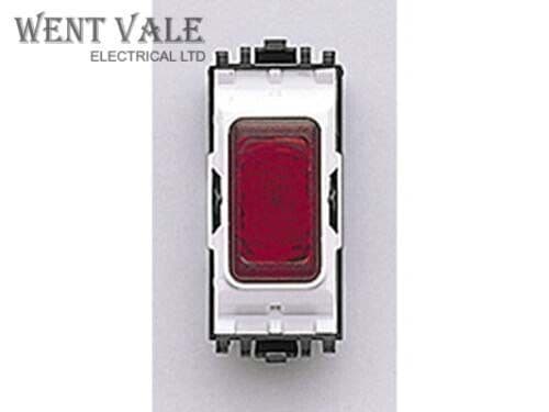 MK Grid Plus - K4889 RED - 200 to 250V Red Neon Indicator Module Used