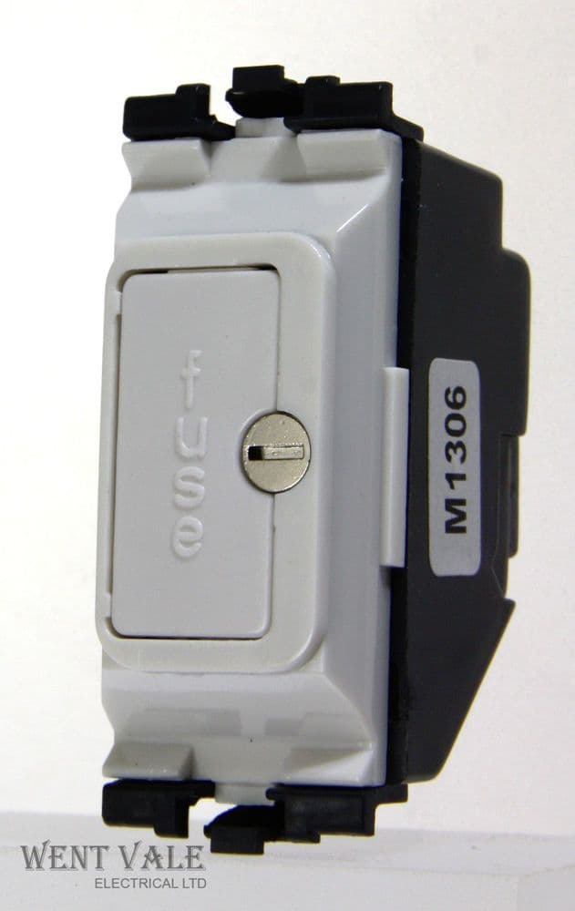 MK Grid Plus - K4890 WHI - 13a Grid Fuse Connection Unit Module Unused