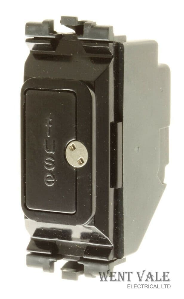 MK Grid Plus K4890KO BLK 13a Tamper Proof Fuse Connection Unit