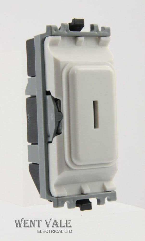 MK Grid Plus - K4894 WHI - 20a Intermediate Key Switch Module New