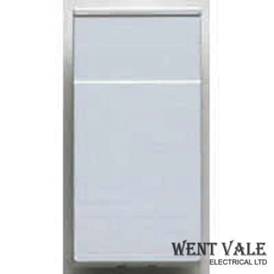 MK Logic/Data Plus - K188 WHI - Euro 25 x 50mm Data Module Blank Half New