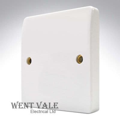 MK Logic Plus - K1090 WHI - 1 Gang Flex Outlet Frontplate New