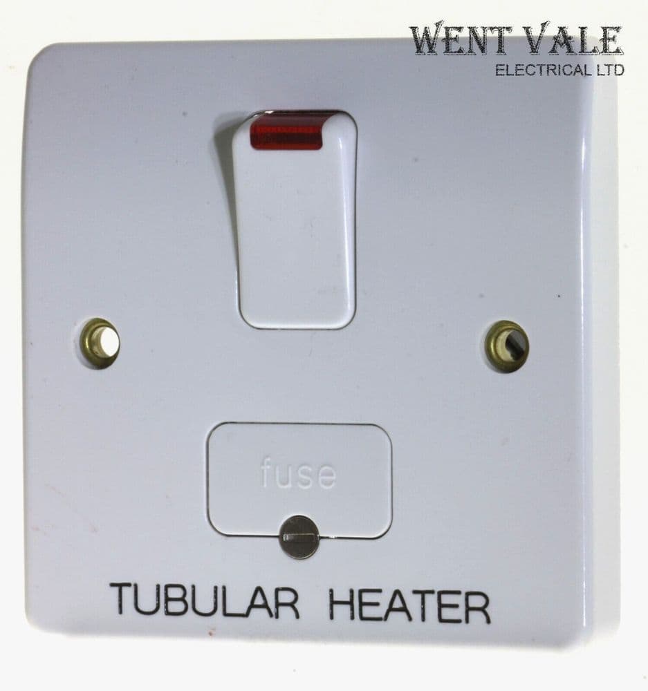 MK Logic Plus - K370 WHI TH - 13a Switched Spur Engraved Tubular Heater ...
