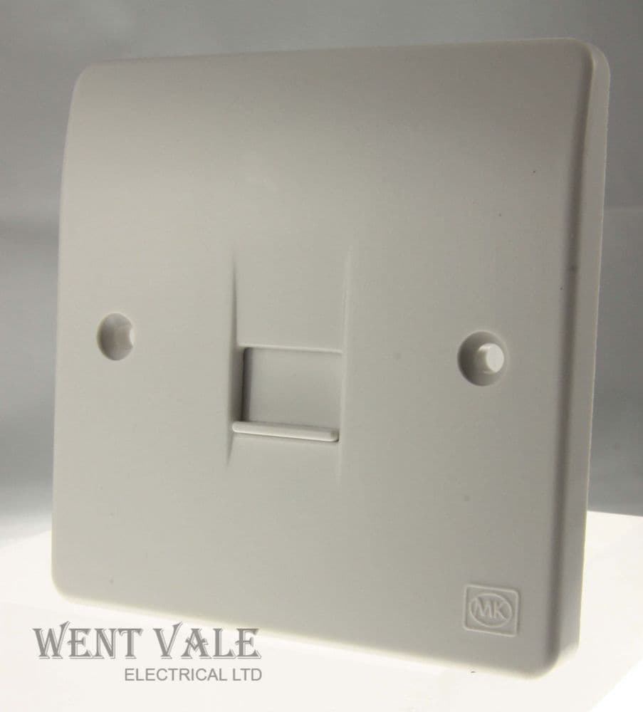 MK Logic Plus - K422 WHI - 1 Gang Master Telephone Socket