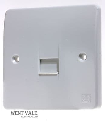 MK Logic Plus - K427 WHI - 1 Gang Secondary Telephone Socket Outlet New