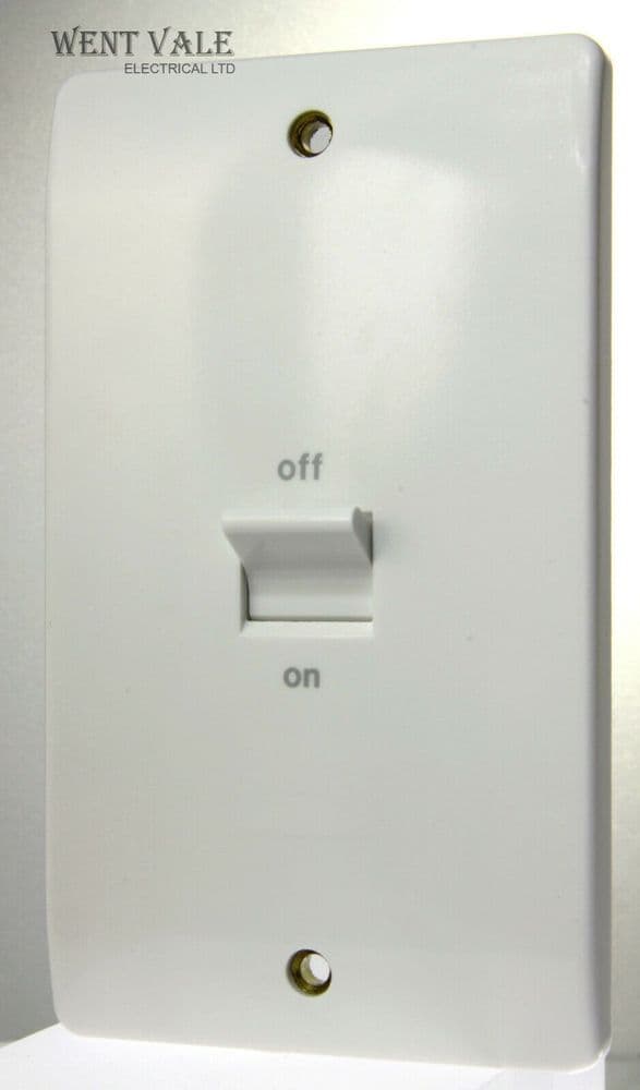 MK Logic Plus - K5205 WHI - 50a 2 Gang Double Pole Control Switch