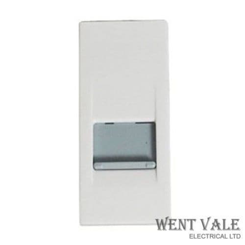 MK Logic Plus - K545 WHI - RJ45 Data Socket Module cat5e UTP New