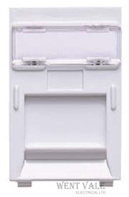 MK Logic Plus - K5787 WHI - LJU6C, RJ11/RJ12 Data Module New