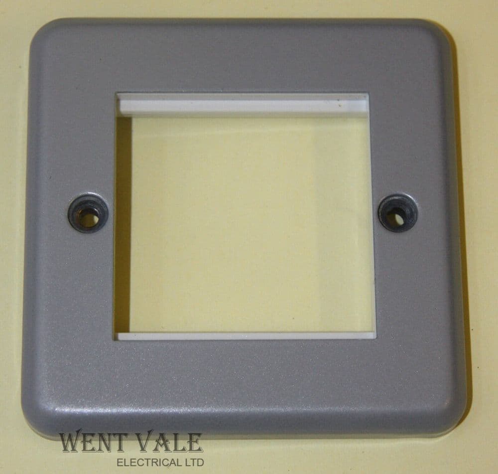 K182 Frame MK Metalclad Plus - K182 ALM - 1 Gang 1 to 2 Module Euro Data Modular ...