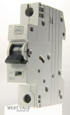 MK Sentry - 5940s - 40a Type B Single Pole MCB Used
