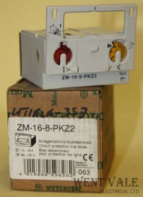 Moeller ZM-16-8-PKZ2 - 16a Motor Protector Trip Block Unused In Box