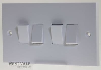Newlec NL8310/42 - 6a Four Gang, Two Way Switch New