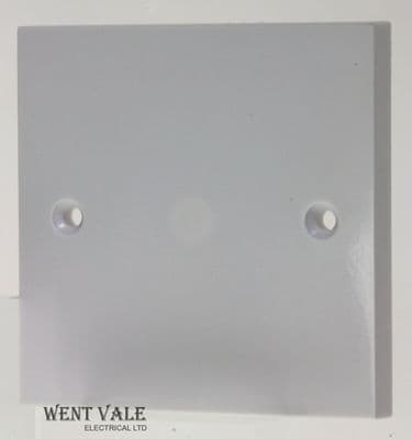 Newlec - NL8380/1 - 1 Gang White Moulded Square Edge Blank Plate