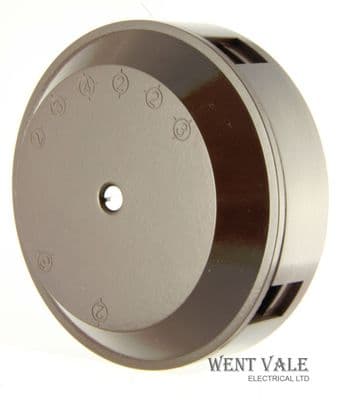 Newlec - NL8722SEL - 20a 6 Terminal 86mm Brown Round Joint Box New