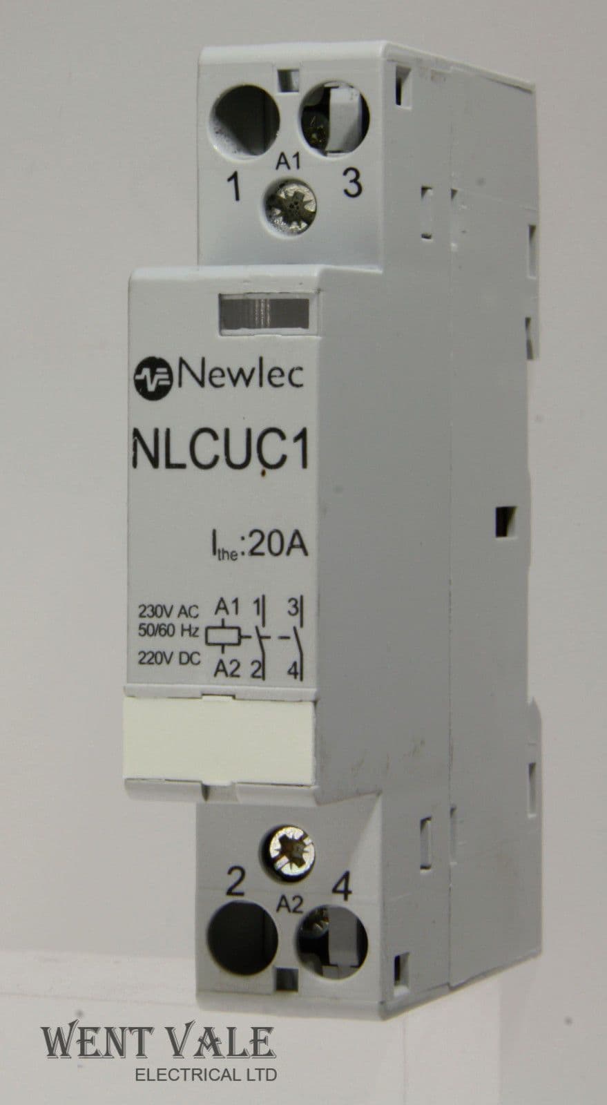Open Contactor Newlec - NLCUC1 - Double Pole 20a Normally Open Contactor 250vac Coil ...