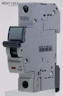 Newlec - NLMB120CA - 20a Type C Single Pole MCB Latest Model NEW