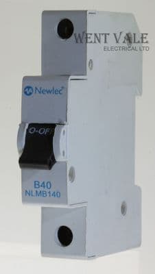 Newlec - NLMB140 - 40a Type B Single Pole MCB Unused