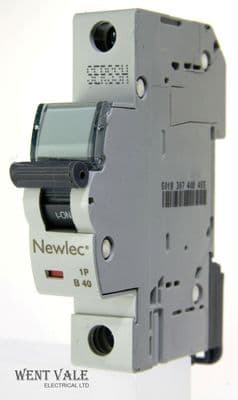 Newlec - NLMB140BA - 40a Type B Single Pole MCB Latest Model Used