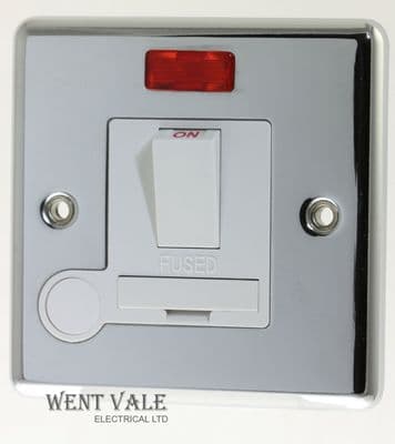 One Electrical Contractor - CP1513 - 13a Switched Fused Spur + Neon and F/Outlet