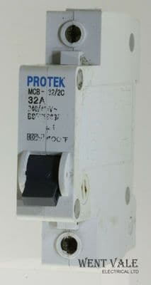 Protek - MCB-132/2C - 32 Type C Single Pole MCB Used