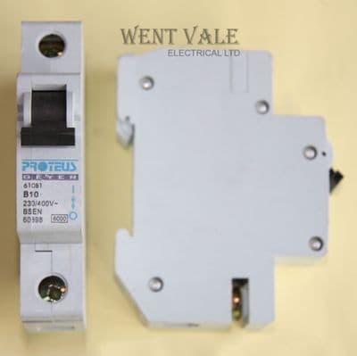 Proteus 610B1 - 10a Type B Single Pole MCB Used