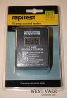 Rapitest AS 109 - I3a Socket Tester New in Blister Pack