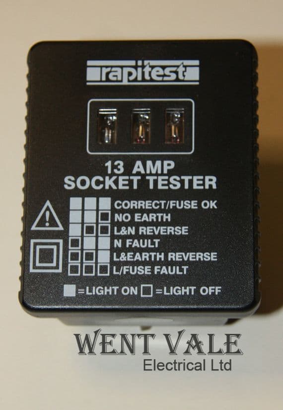 Rapitest AS 109 - I3a Socket Tester New in Blister Pack