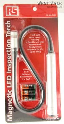 RS Componants - RS 493-7439 - Magnetic LED Inspection Torch New