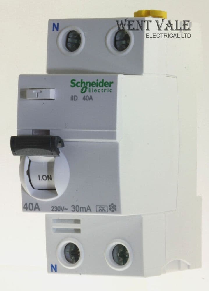 Interruttore Differenziale IID 2P 40A 30mA - Protezione Salvavita, Per Impianti Elettrici Domestici