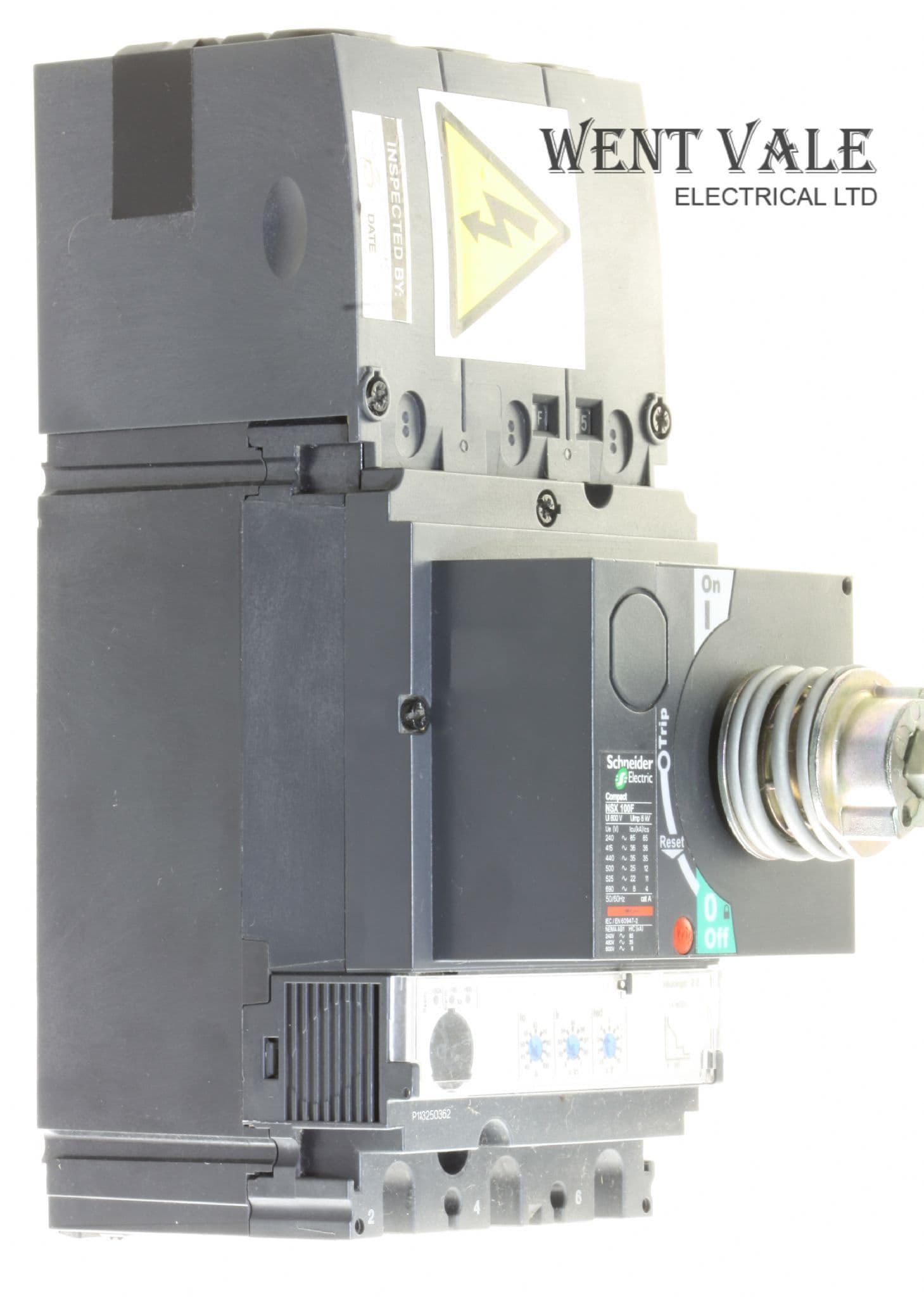 Schneider Compact - NSX100F 100a MCCB Extended Rotary Handle And ...