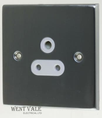 Schneider Exclusive Decorative - GEP3580WMC - 5a 1g Round Pin Unswitched Socket