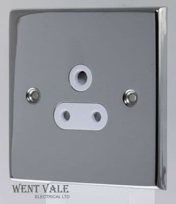 Schneider Exclusive Decorative - GEP3580WPC - 5a 1g Round Pin Unswitched Socket