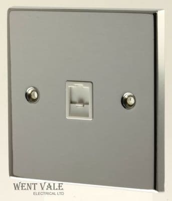 Schneider Exclusive Decorative - GEP7571WPC - Single RJ45 Cat 5e Data Socket New