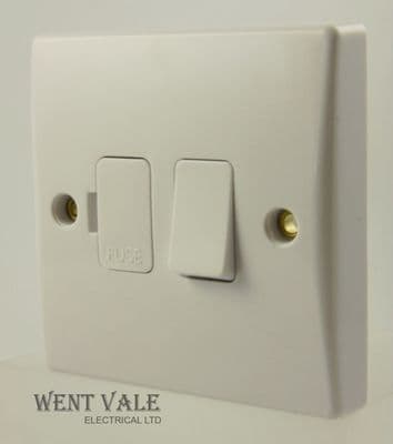 Schneider Exclusive Moulded - GU5013 - 13a Sw Fused Spur With Flex Outlet New