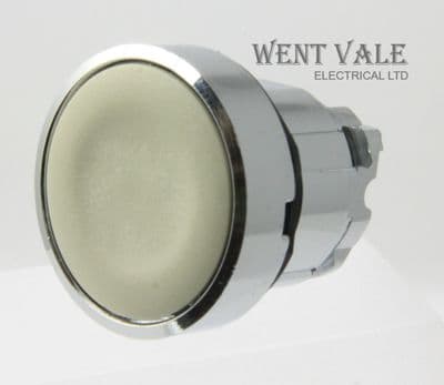 Schneider Harmony ZB4BA8 - Head for Non-illuminated Grey Pushbutton New