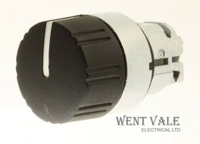 Schneider Harmony ZB4BD59B - XB4 Series 22mm Black Actuator Selector Switch Head