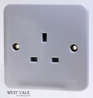 Schneider Lisse Moulded Range - GGBL3050 - 13a 1 Gang Unswitched Socket New