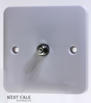 Schneider Lisse Moulded Range - GGBL7030 - 1g Single F Type Satellite Outlet