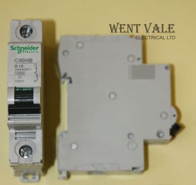 Schneider Multi 9 - 25843 - C60HB110 - 10a Type B Single Pole MCB New