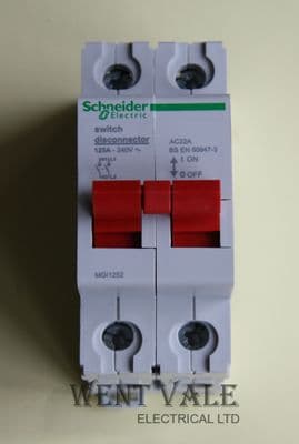 Schneider - Multi 9 - MGI1252 - 125a Double Pole Switch Disconnecter New In Box