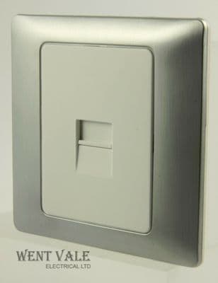 Schneider Rocca - Fusion - 126 066 - Single  Secondary Telephone Socket New