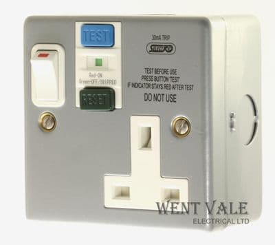 Selectric RCD Products  LG9099MB-RCD  13a 1g 30mA Latching (Passive) RCD Socket