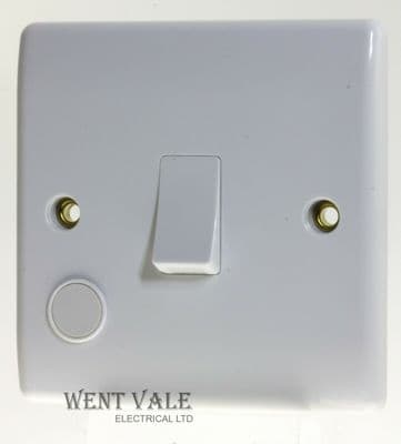 Selectric Smooth - SSL515/F - 20a Double Pole Control Switch with Flex Outlet