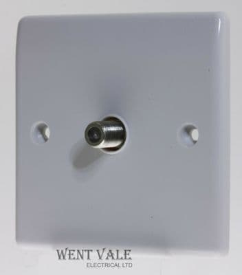 Selectric Smooth - SSL537 1 Gang F-Type Satellite Outlet