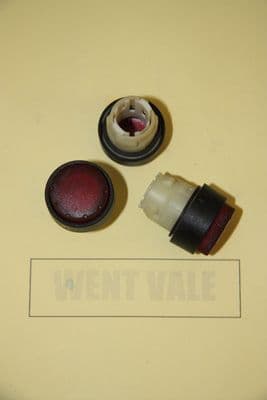 Siemens 3SB1001-0QC01 22mm Round Pilotlight Push To Test Red Lens Black Case