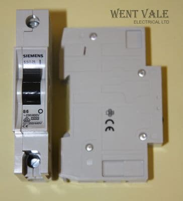 Siemens N System - 5SQ2 1B06 - 6a Type B Single Pole MCB New