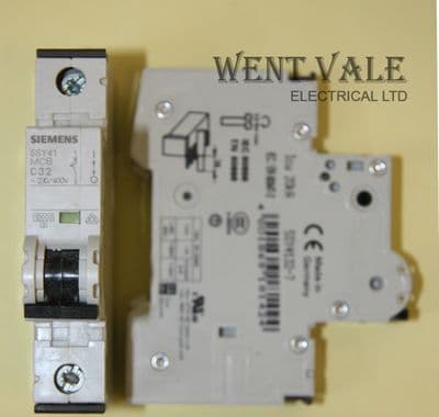 Siemens N System - 5SY4 1C32 - 32a Type C Single Pole MCB