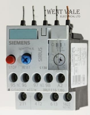 Siemens Sirius 3RU1116-1JB0 - 10a Thermal Overload Relay 7 to 10a O/load Range